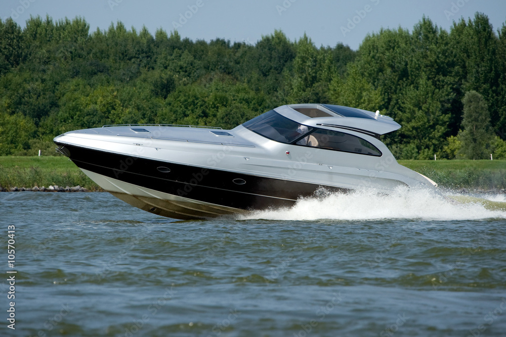 Fototapeta premium motor boat