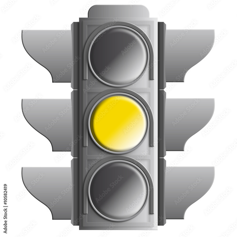 AmpelGelb StockIllustration Adobe Stock