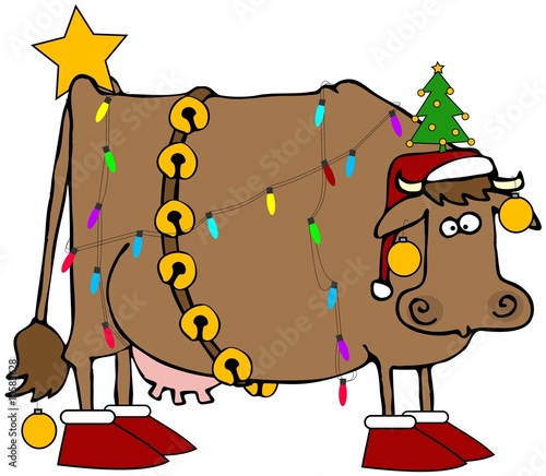 Christmas Cow