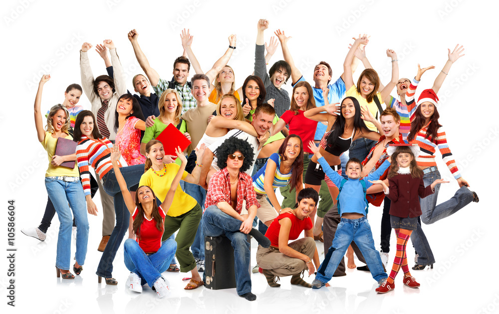 Obraz premium Happy people
