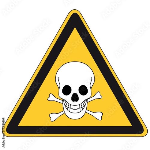Totenkopf-Schild