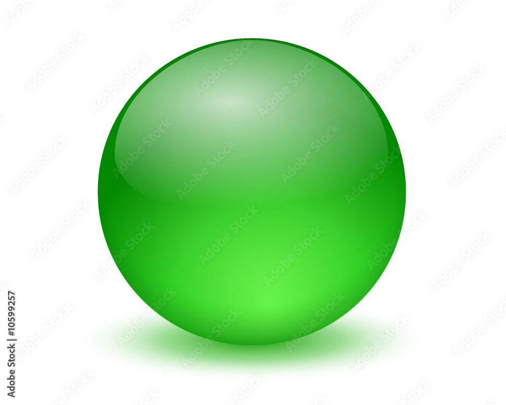 Fototapeta premium Sfera verde