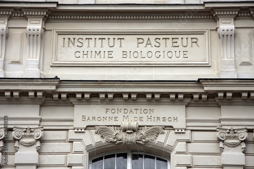 Obraz na płótnie Façade de l'institut Pasteur - Paris w salonie
