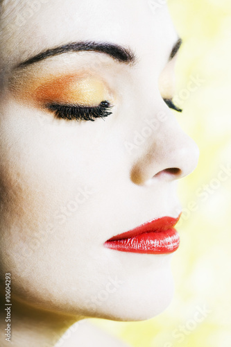 colorful beauty woman portrait