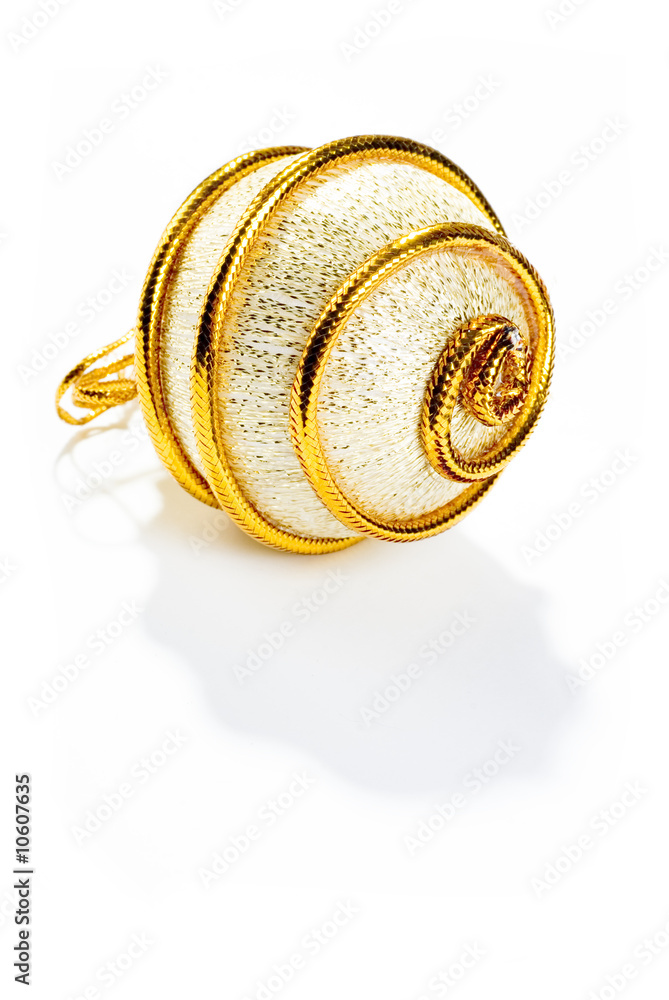 Isolated Golden Decoration Isolated Golden Decoration