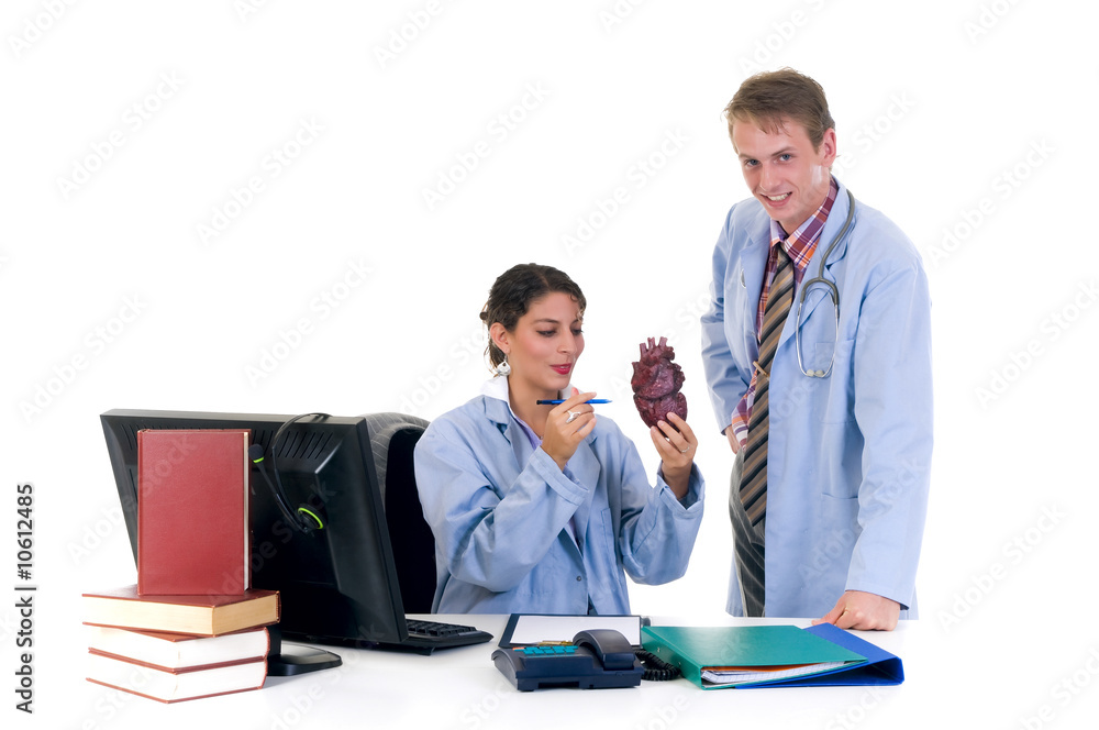 Fototapeta premium Medical team, cardiologist