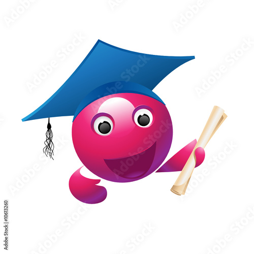 School  Violet Mascot