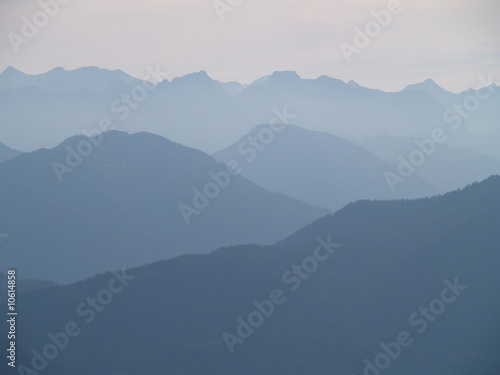 Auf dem Brauneck in Lenggries, Oberbayern, Blick in die Alpen © Uwe Lütjohann