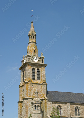 Medieval belltower in french province