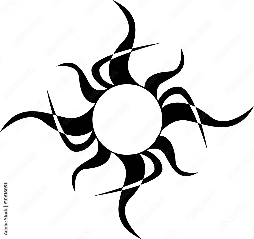 Tribal Sun Tattoo Tribal Sun Tattoo