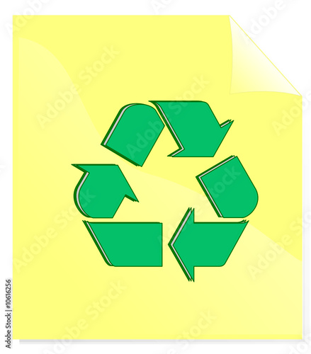 papel reciclado