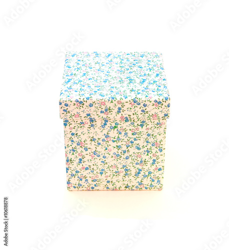 Pretty white floral box