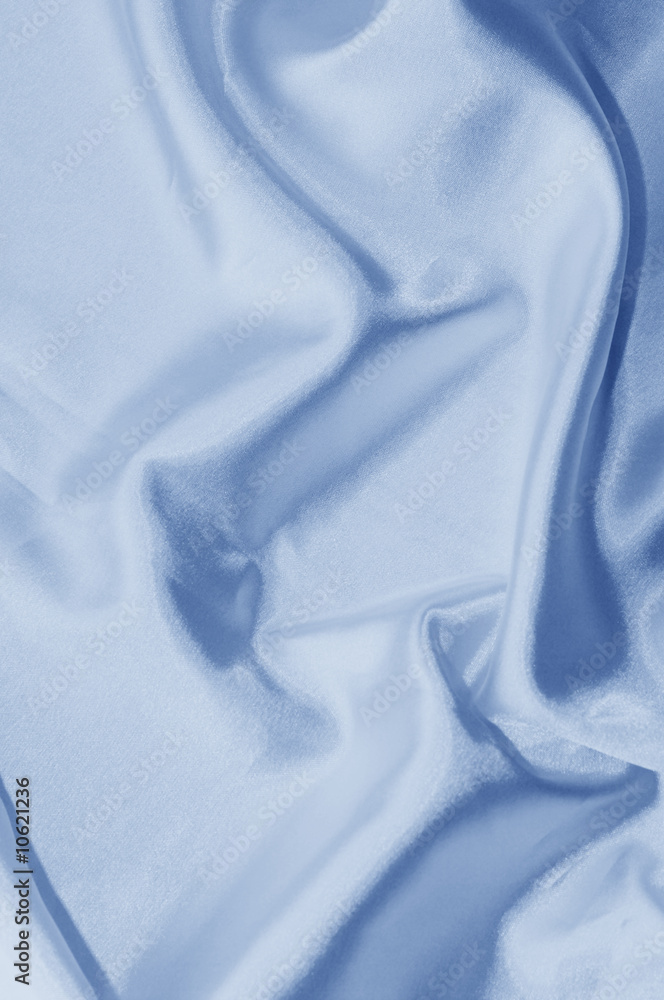 Fototapeta premium Elegant and soft blue satin background