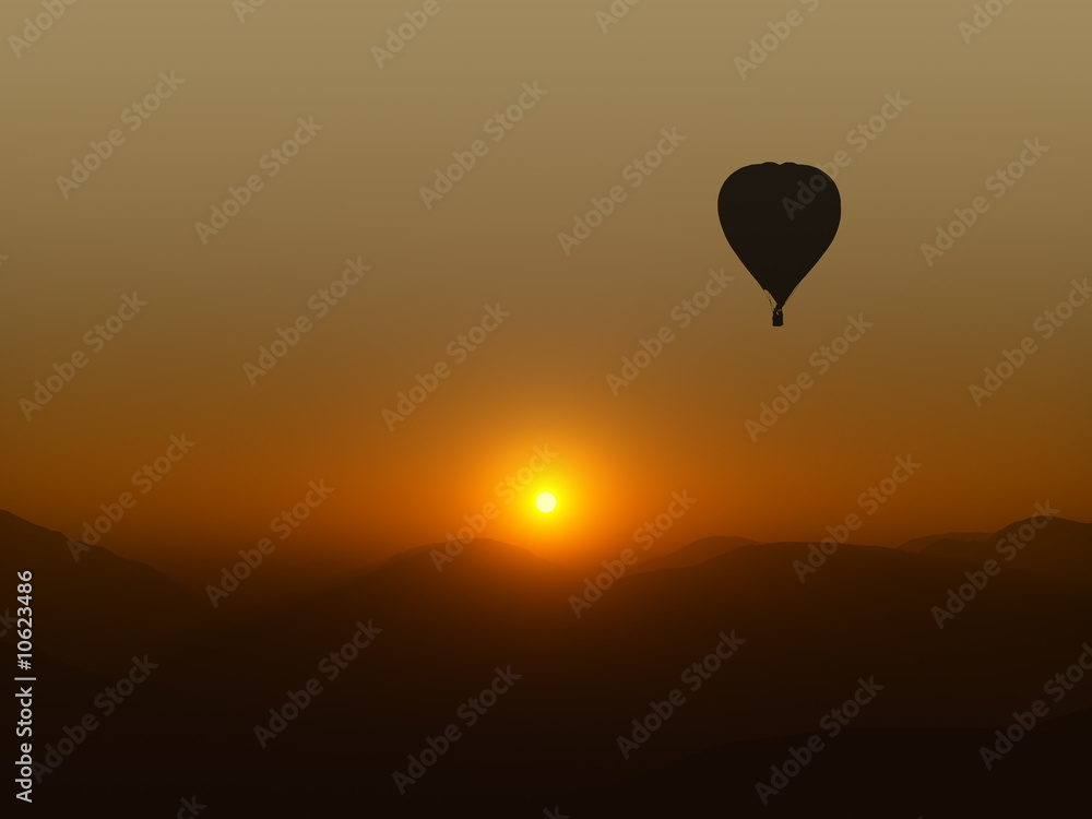 Fototapeta premium balon na gorące powietrze