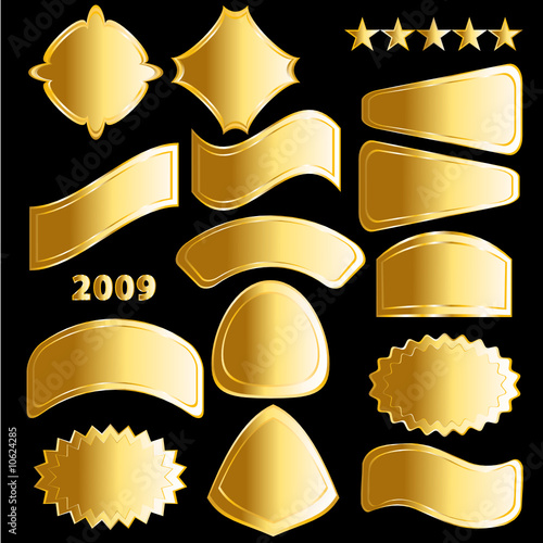 Golden badges and medals 2