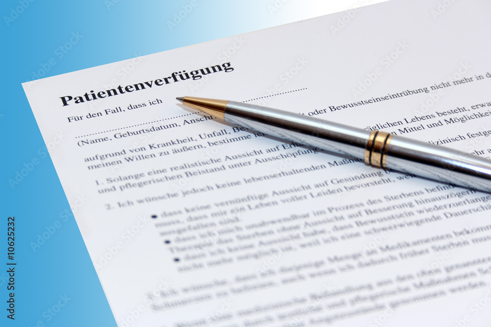 Patientenverfügung Patientenverfügung