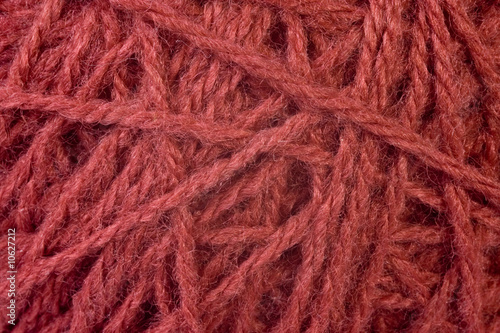 closeup of colored wool