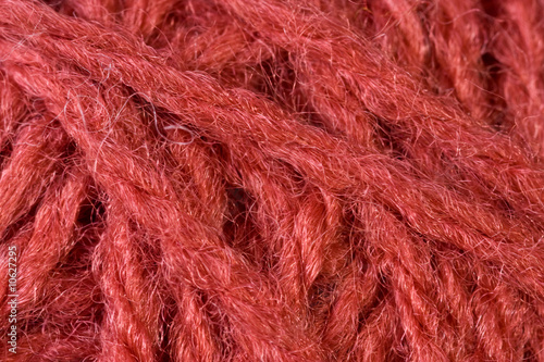 closeup of colored wool