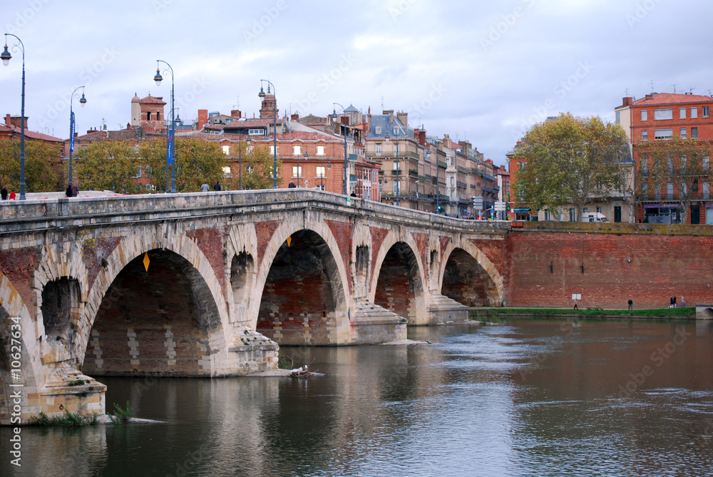 Les briques rouges de Toulouse
