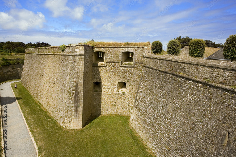 Fototapeta premium bretagne; belle-île, le palais : citadelle vauban