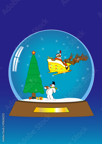 Wallpaper Mural SantaSnowman Torontodigital.ca