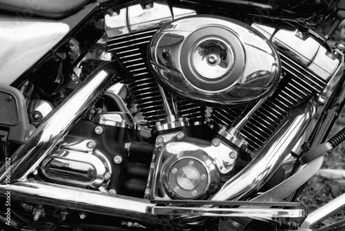 engine of the motorcycle © Zakharov Evgeniy