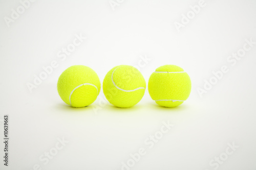 Three balls of tennis © oksanaguseva
