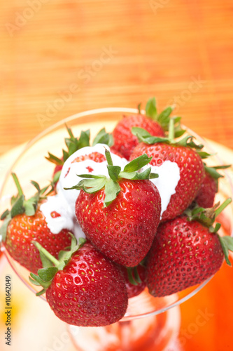 strawberries and cream