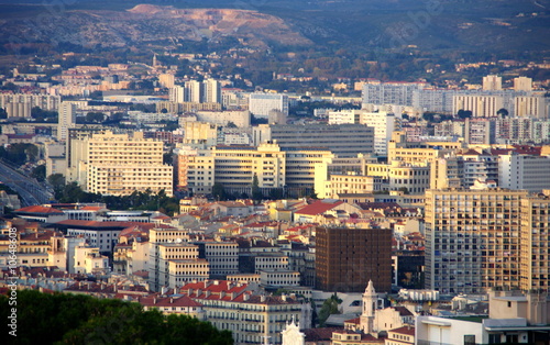 Marseille vue d'en haut. France.