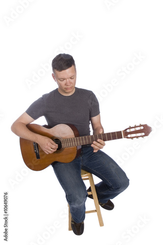 Musician playing