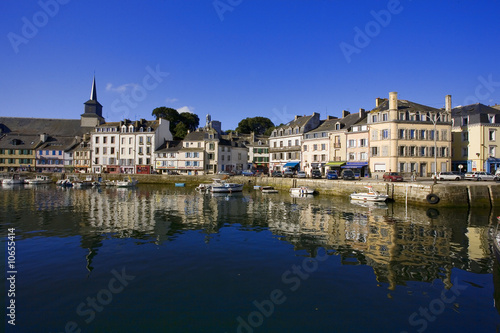 bretagne,belle-île : le palais le matin