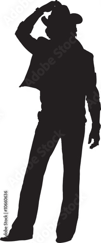 cowboy vector silhouettes