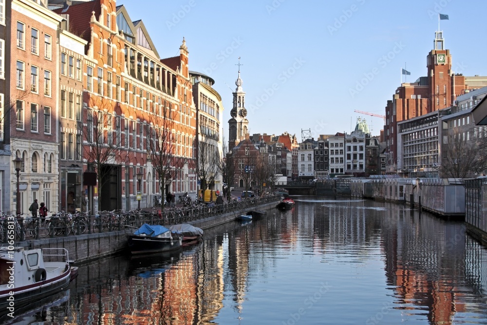 Amsterdam city in the Netherlands