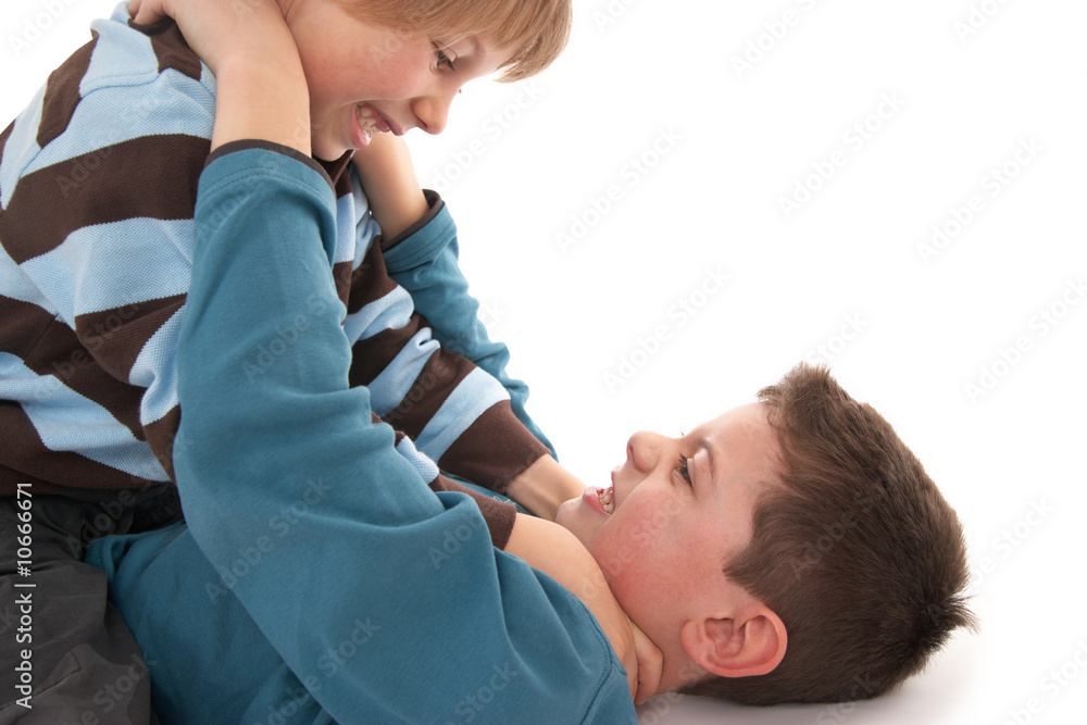 Photography retching boys