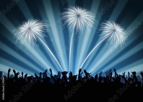 Canvastavla Happy new year!