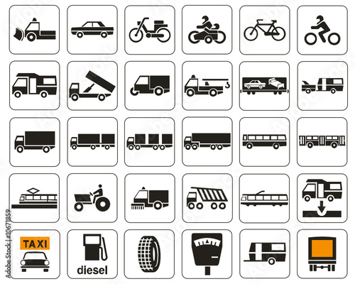 Transportation and traffic signs