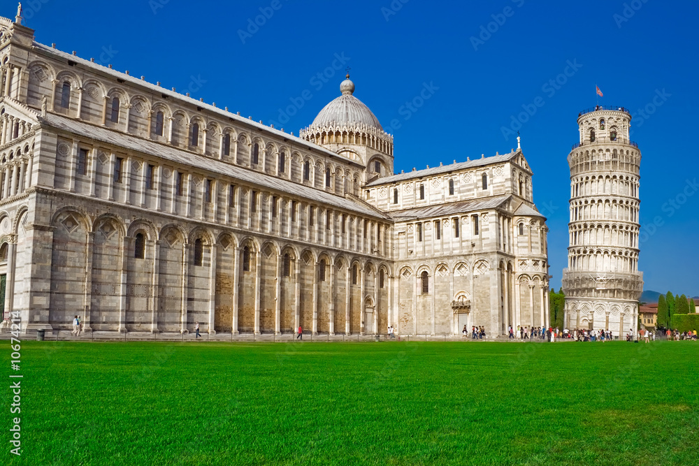 cathedral and leaning tower of Pisa