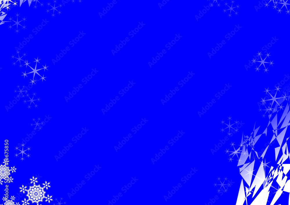 Snowflakes on a frosty background Snowflakes on a frosty background
