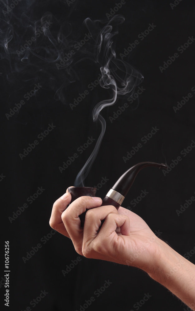 Fototapeta premium Smoking tobacco-pipe