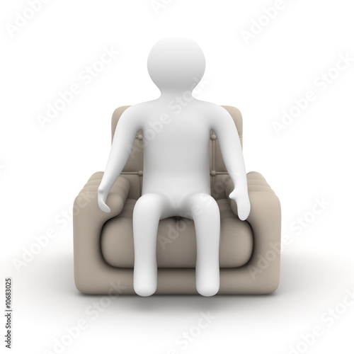 person sitting in an armcha...