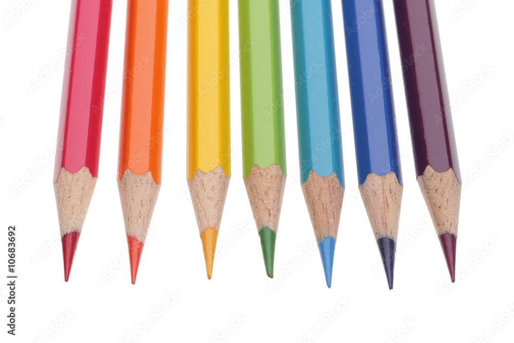 Set of color pencils