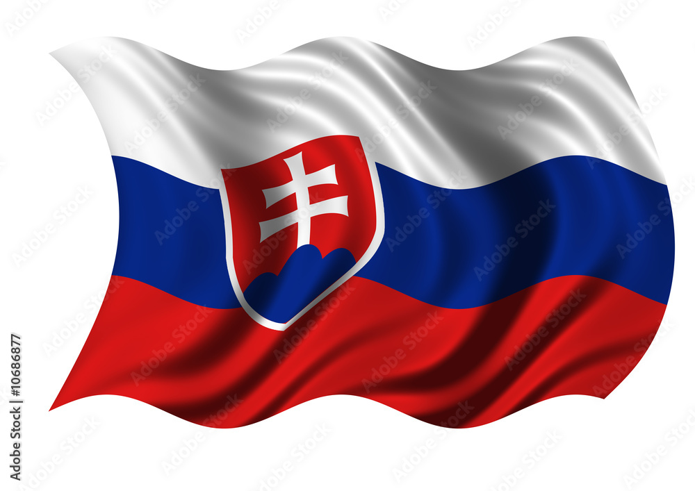 Fototapeta premium Flag of the Slovak Republic