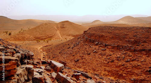 Tableau sur toile Massif saharien