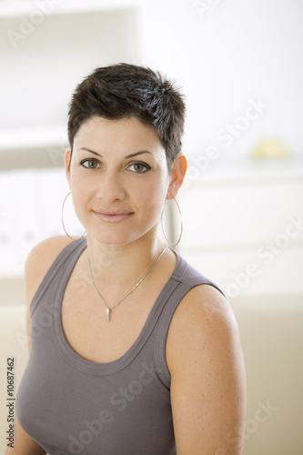 Smiling young woman Free Download Smiling young woman - GFXLoad