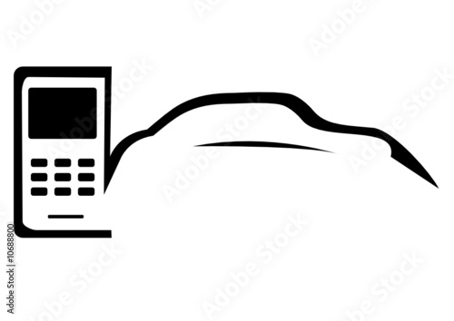 Auto mit Handy