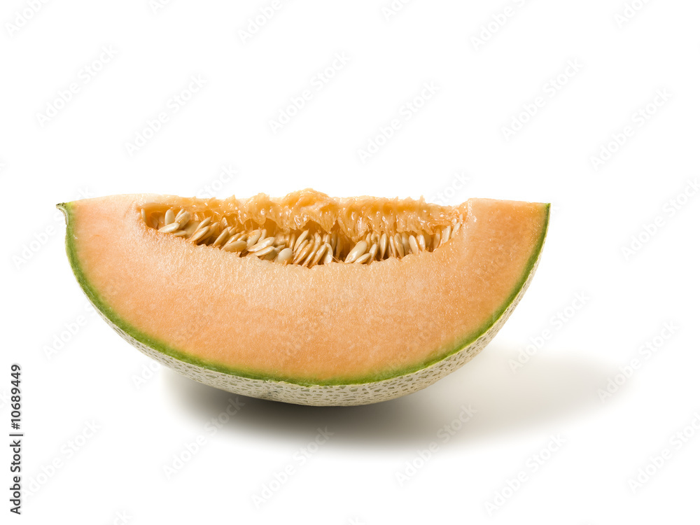cantaloupe melon slice cantaloupe melon slice