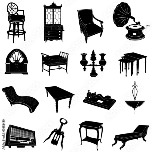 antique furniture ans objects