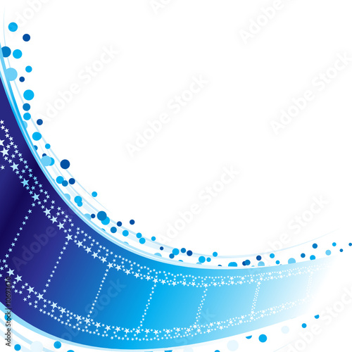 Stars at film strip