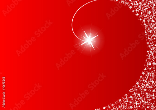 merry christmas card, red