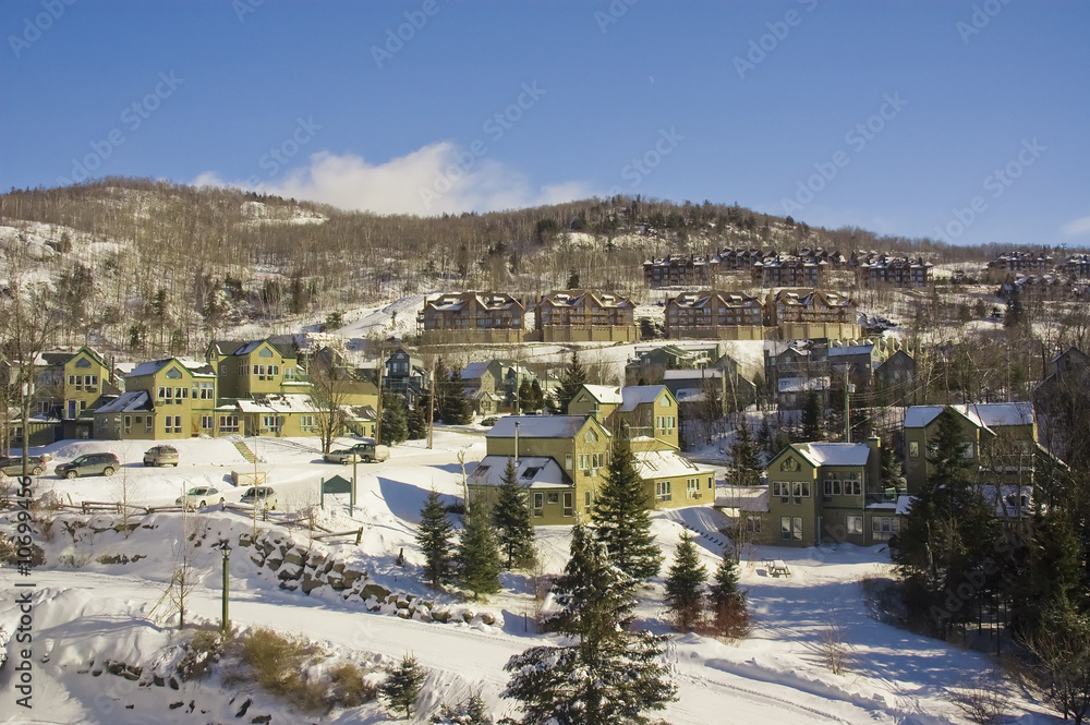 Mont Tremblant ski village in Quebec Canada